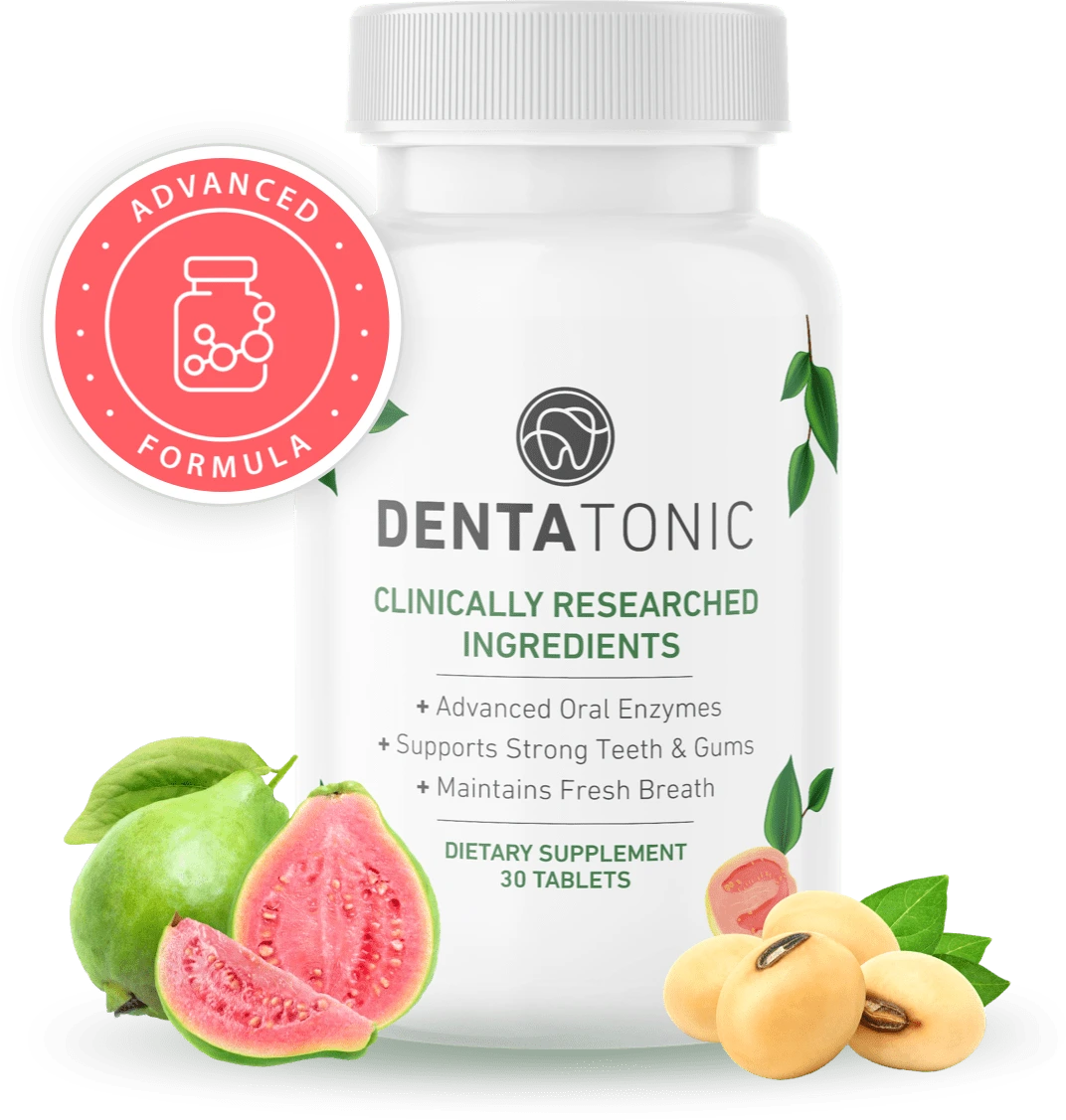 DentaTonic teeth and gum support supplement bottle